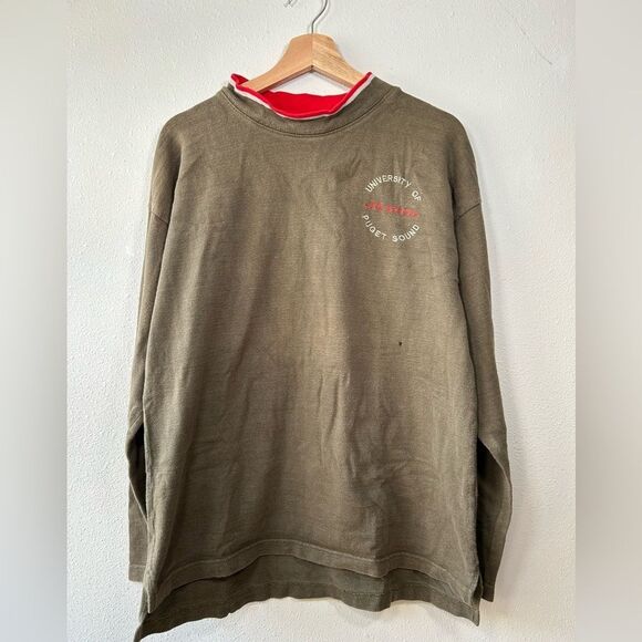 Vintage Dehen Pullover Sweater Law School Academic Distressed Large - Picture 1 of 3